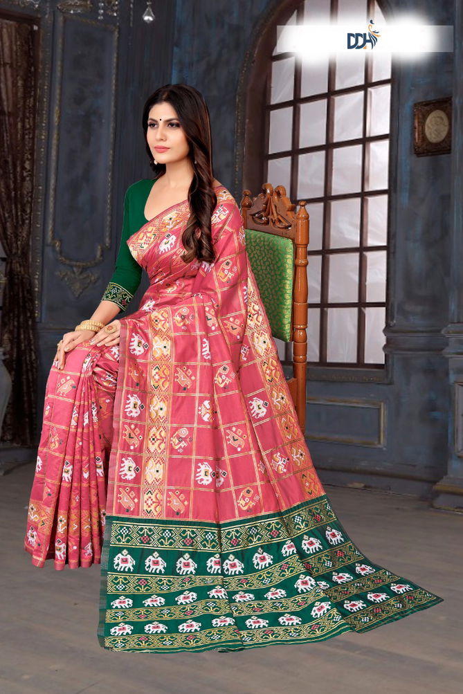 Dhruvi Bandhani Patola Designer Sarees Catalog